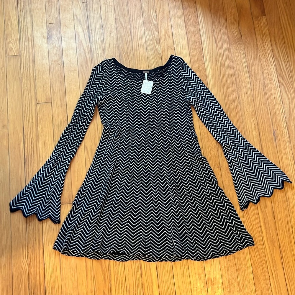 Free People Bell Sleeve Dress